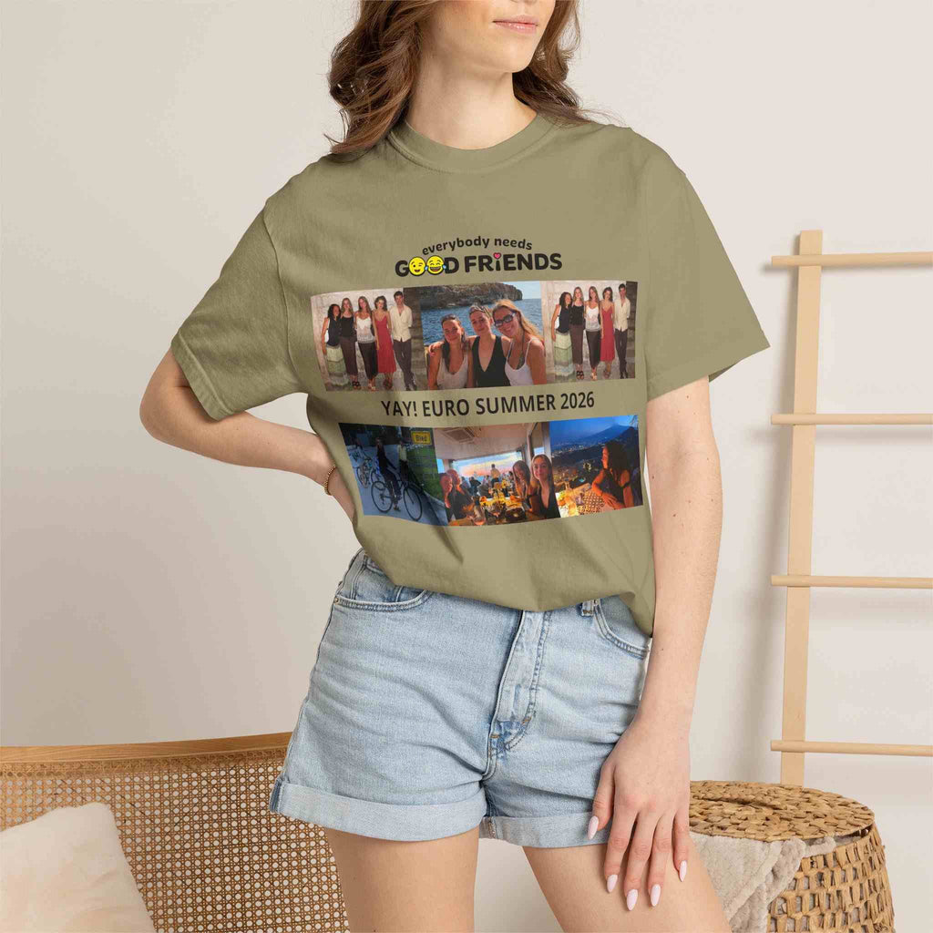 Custom pepper Friends Photo Tee - Layout 2 | Good Friends